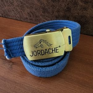 Vintage Jordache cotton web belt, 41"